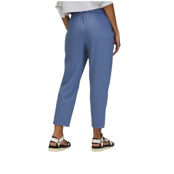 Lululemon Stretch Pant Sz 8 High Rise Crop 23" Water Drop - Picture 2 of 10